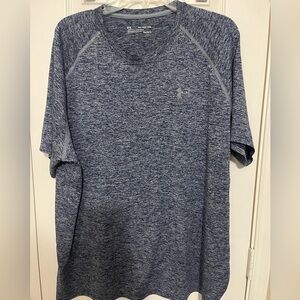 Under Armour Heat Gear Men's Heathered Navy Tee